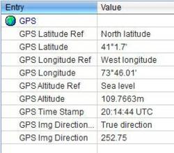 geo-tracking info